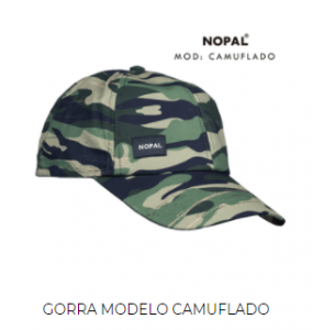 gorra camuflada